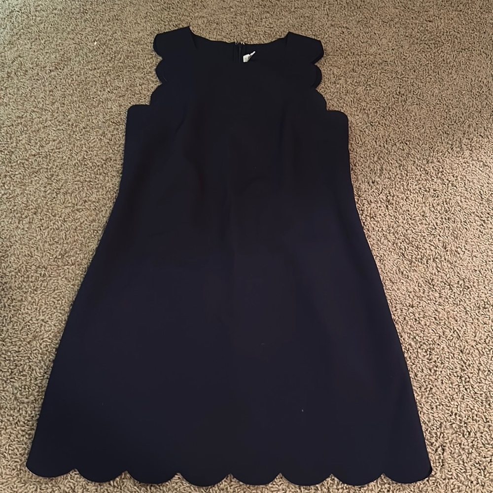 JCrew Factory Scalloped dress